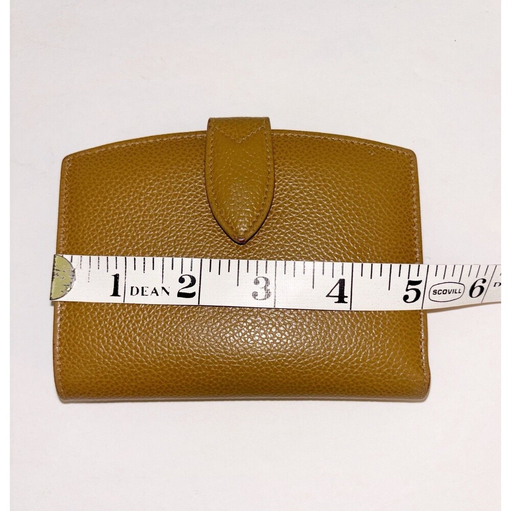Vintage Coach Madison Leather Bi Fold Wallet Mustard Brown - Picture 15 of 16
